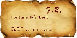 Fortuna Róbert névjegykártya